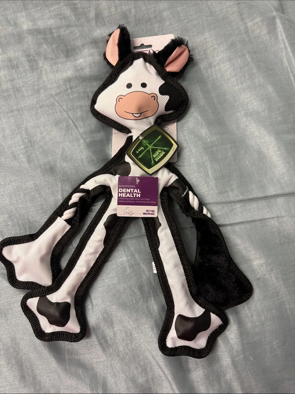 Cow Dog Toy - Promotes Dental Health